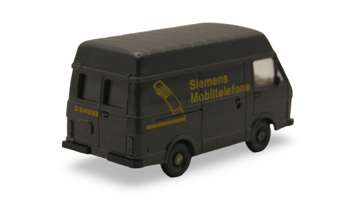 Wiking VW LT 28 Hochdach Siemens Mobiltelefone dunkelbasaltgrau 1:87 H0 304A
