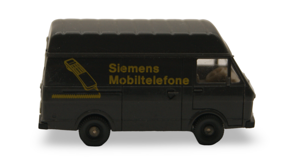 Wiking VW LT 28 Hochdach Siemens Mobiltelefone dunkelbasaltgrau 1:87 H0 304A