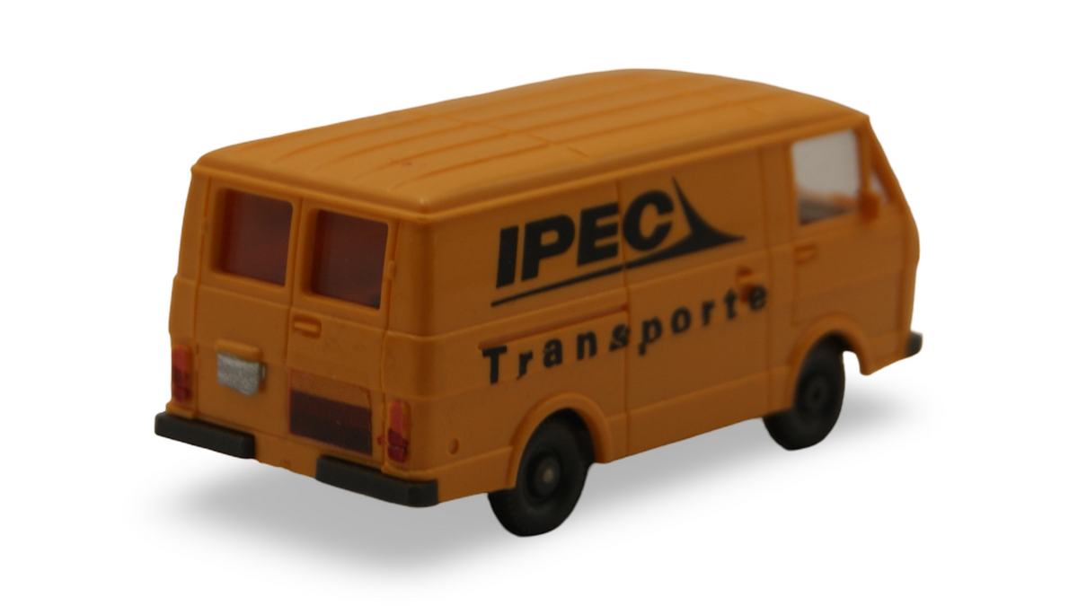 Wiking VW LT 28 Kastenwagen IPEC Transporte orange 1:87 H0 Vintage Werbemodell