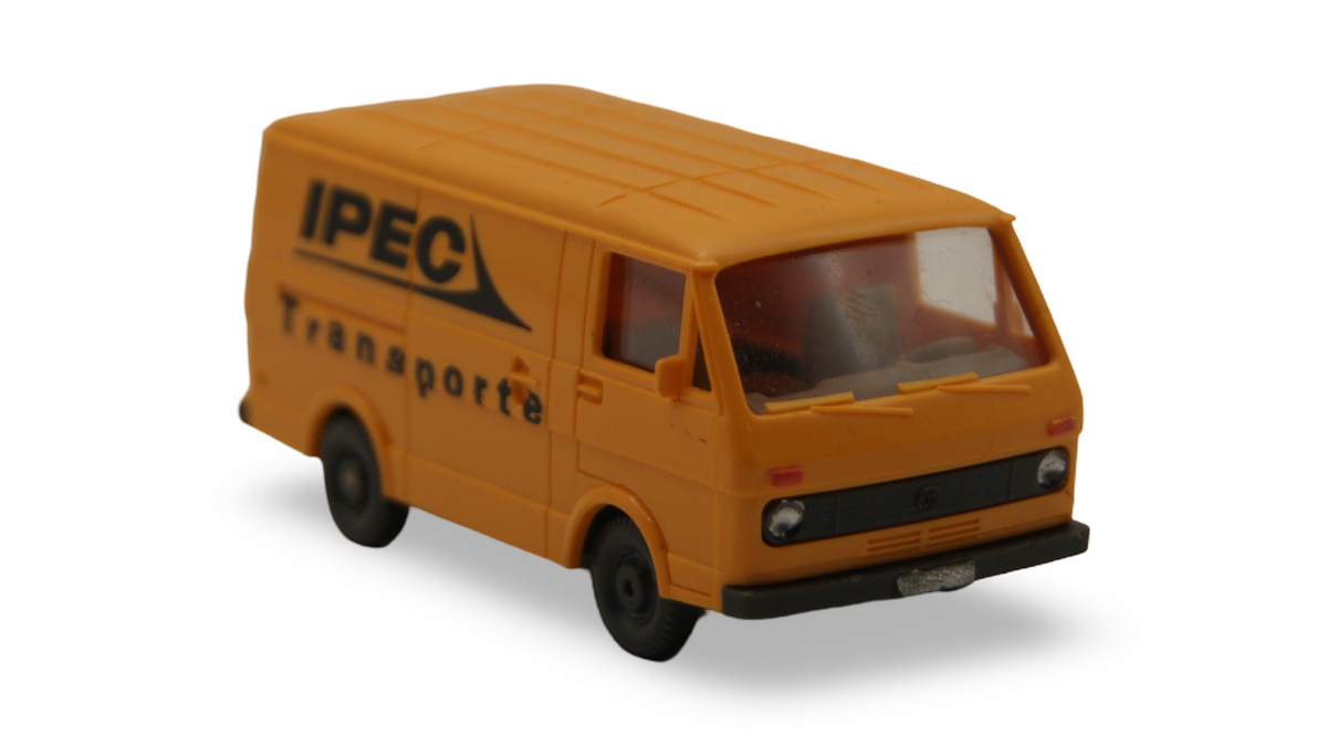 Wiking VW LT 28 Kastenwagen IPEC Transporte orange 1:87 H0 Vintage Werbemodell