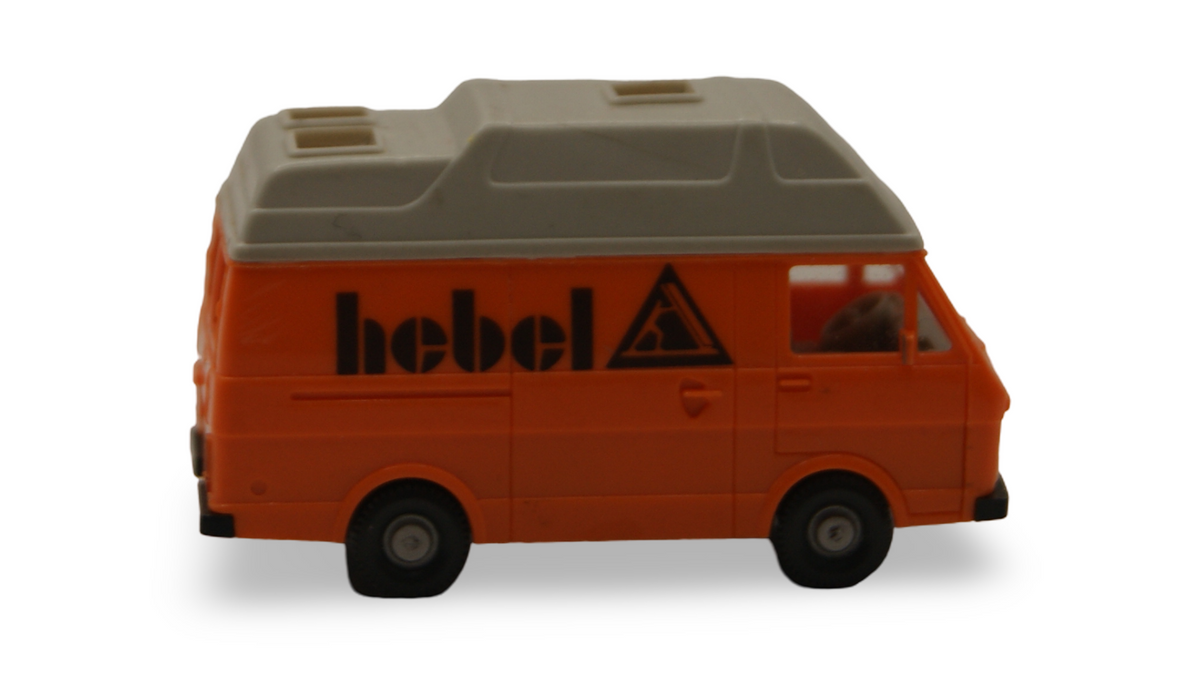 Wiking VW LT 28 Kasten Hochdach Hebel orange 1:87 H0 Vintage Werbemodell 304