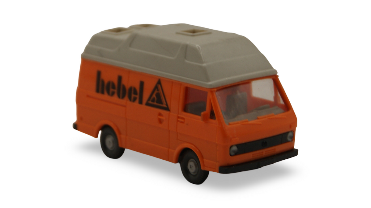 Wiking VW LT 28 Kasten Hochdach Hebel orange 1:87 H0 Vintage Werbemodell 304