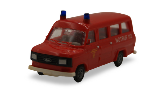 Praliné 2405 Ford Transit Feuerwehr Notruf 112 MTW 1:87 H0