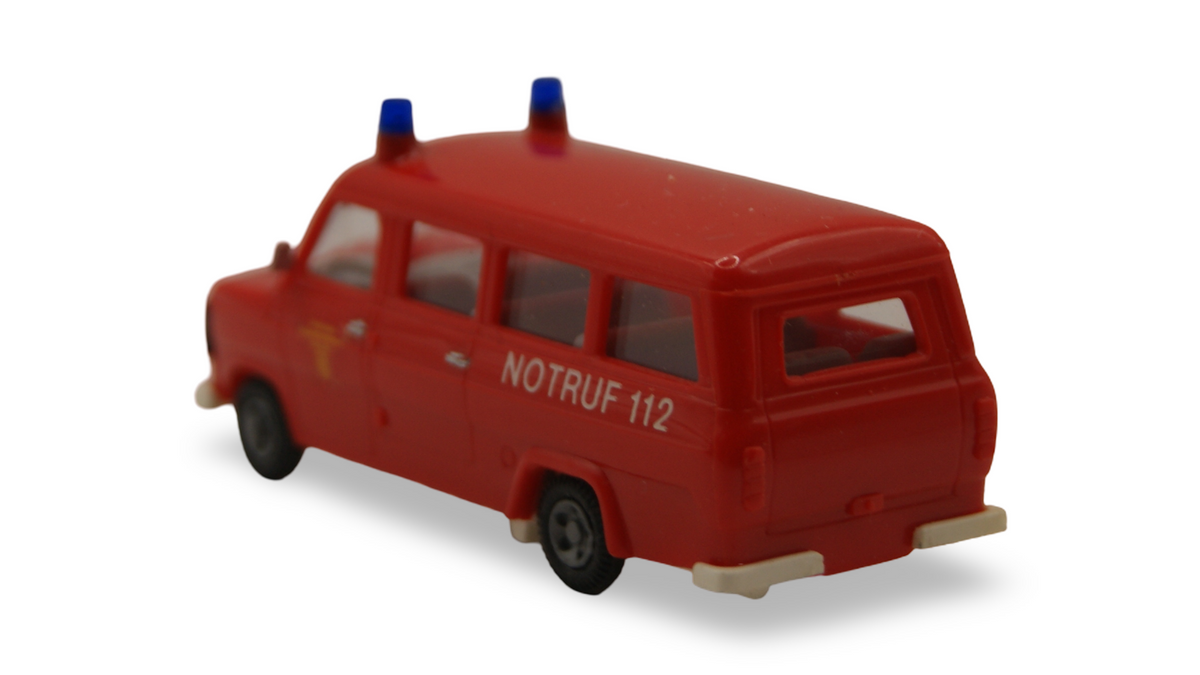 Praliné 2405 Ford Transit Feuerwehr Notruf 112 MTW 1:87 H0