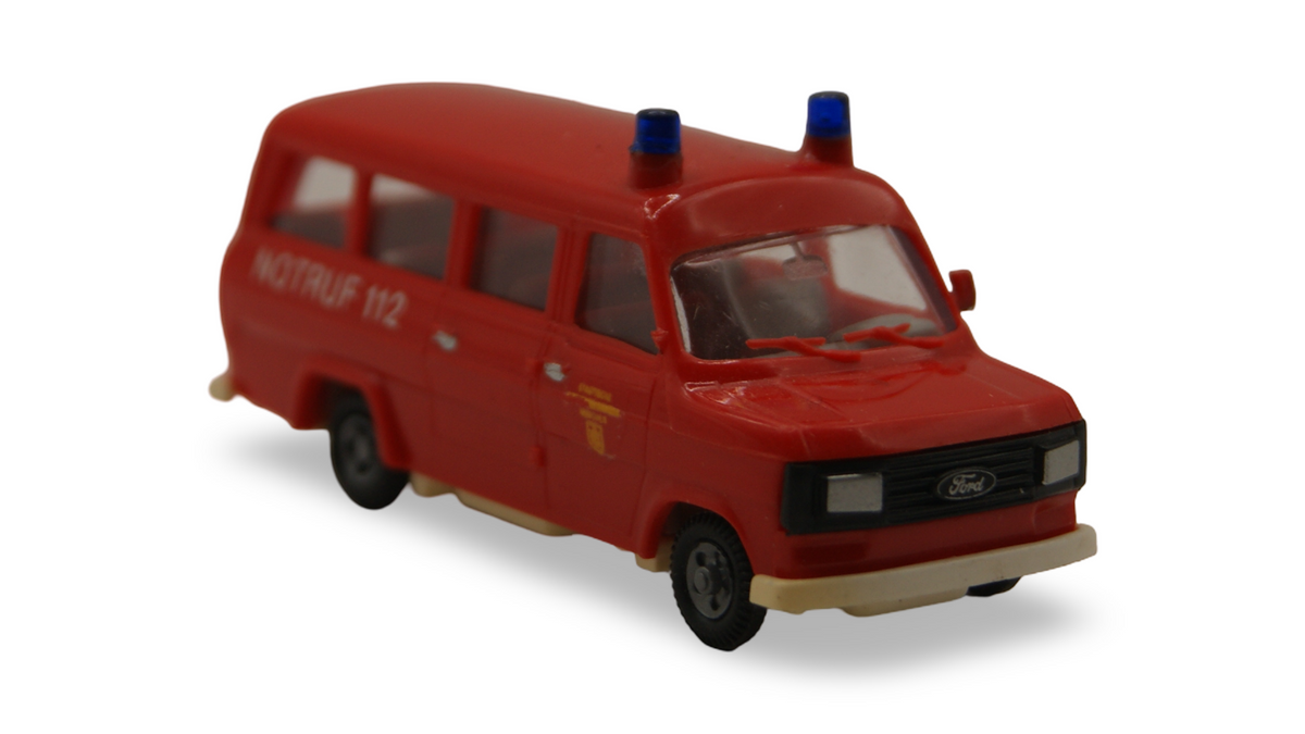 Praliné 2405 Ford Transit Feuerwehr Notruf 112 MTW 1:87 H0