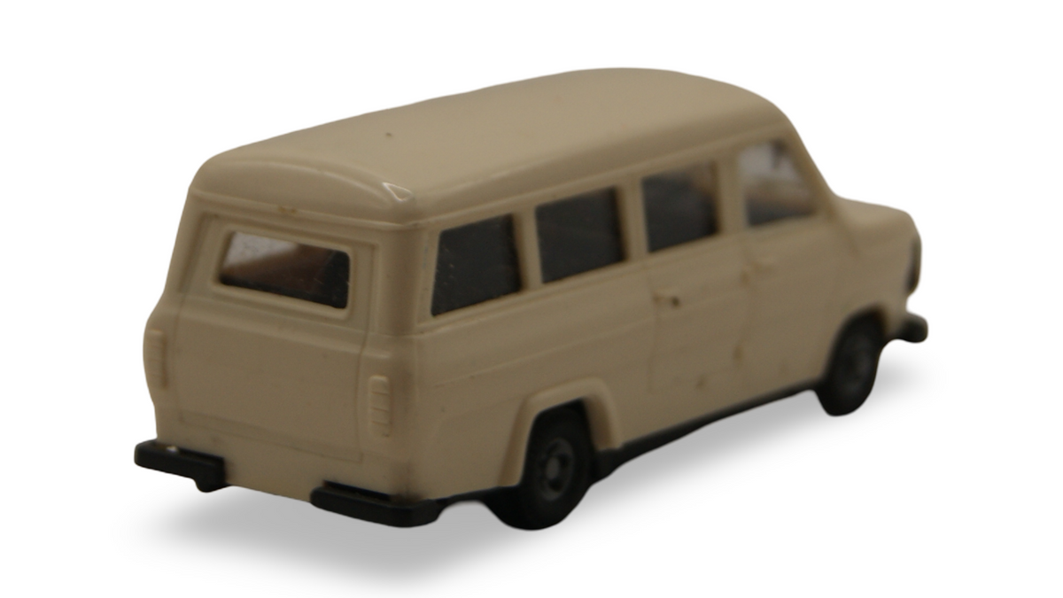 Praliné Ford Transit Kleinbus beige 1:87 H0 Vintage Modellauto