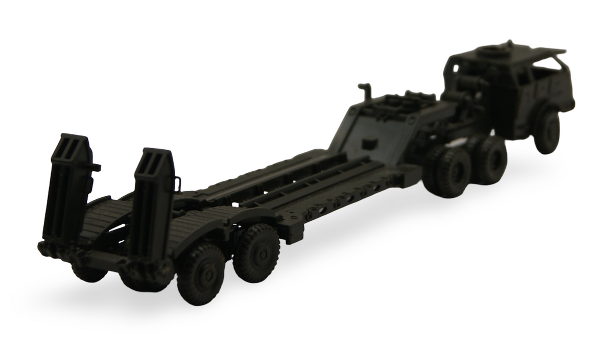 Roco Minitanks 179 M26 US Panzertransporter mit Tieflader 1:87 H0 defekt Bastler
