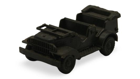 Roco Minitanks Willys Jeep offen Militärfahrzeug H0 1:87 schwarz