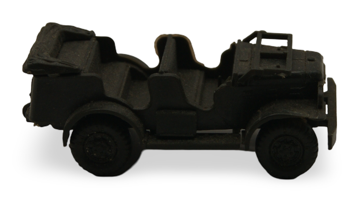 Roco Minitanks Willys Jeep offen Militärfahrzeug H0 1:87 schwarz