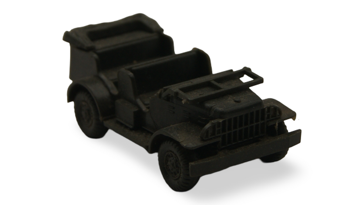 Roco Minitanks Willys Jeep offen Militärfahrzeug H0 1:87 schwarz