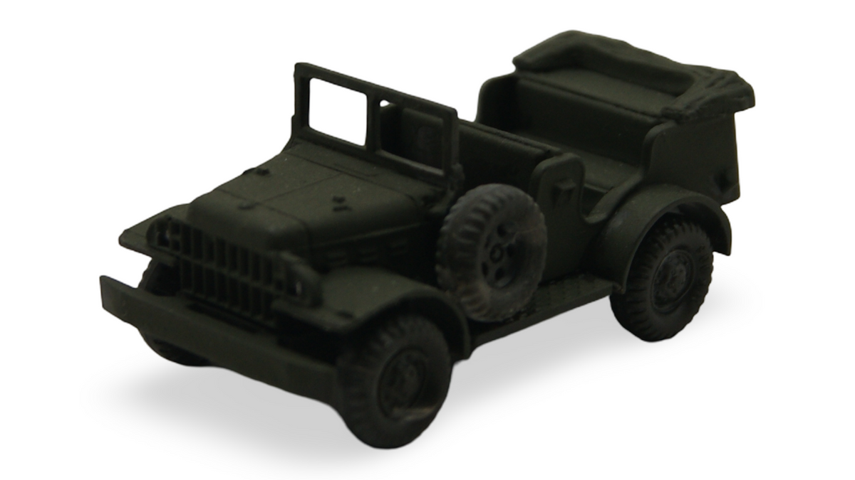 Roco Minitanks Willys Jeep M38 A1 offen mit Ersatzrad H0 1:87 Militär