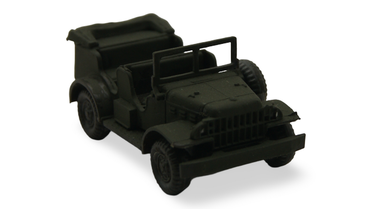 Roco Minitanks Willys Jeep M38 A1 offen mit Ersatzrad H0 1:87 Militär