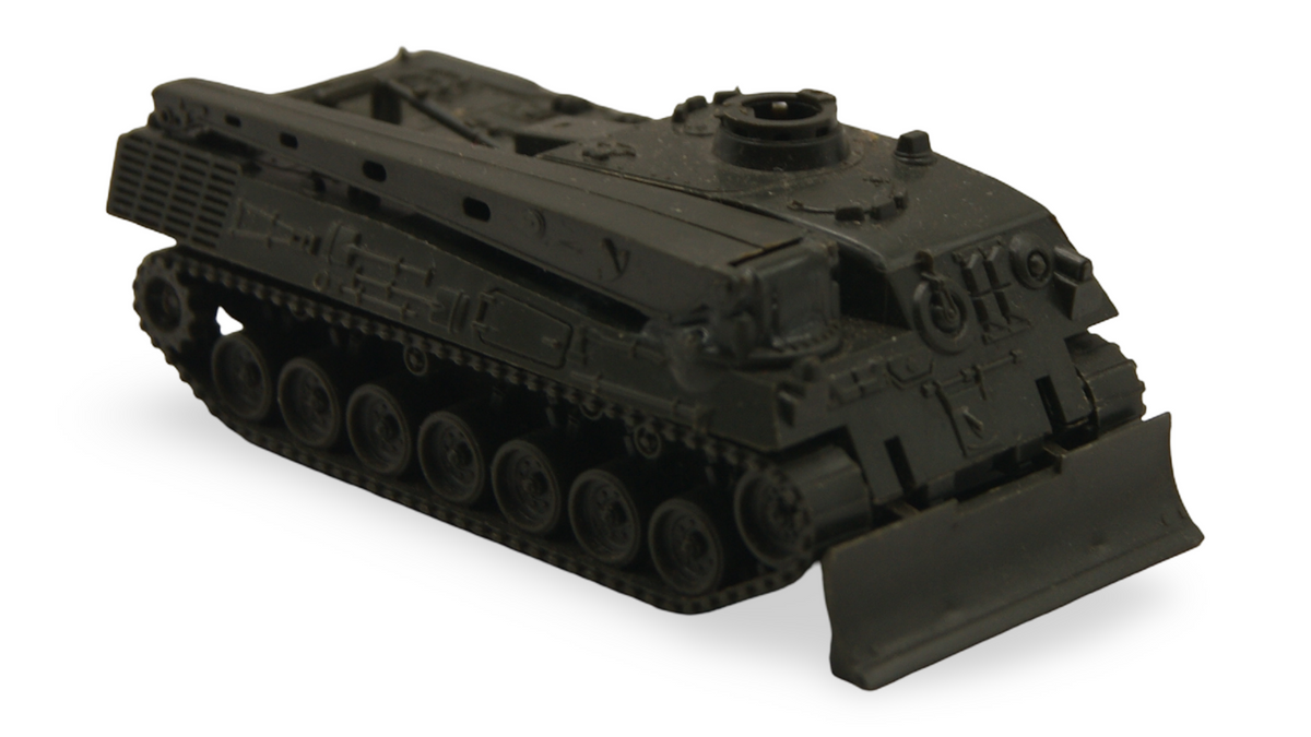 Roco Minitanks Bergepanzer 2 Leopard 1 mit Räumschild H0 1:87 Bundeswehr
