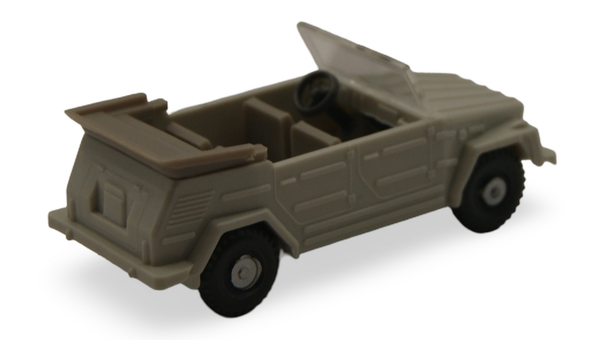 Wiking VW 181 Kurierwagen Kübelwagen Bundeswehr H0 1:87 olivgrau