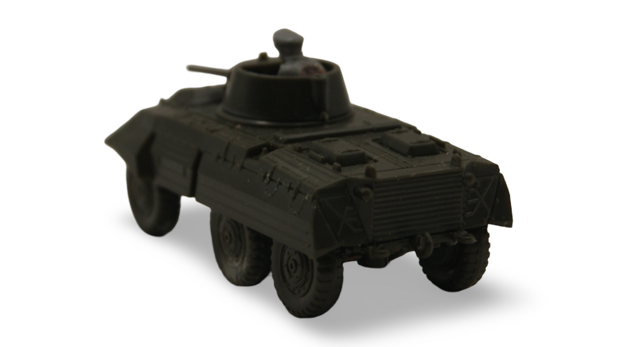 Roco Minitanks 203 M8 Greyhound Panzerspähwagen US Army H0 1:87 mit Figur
