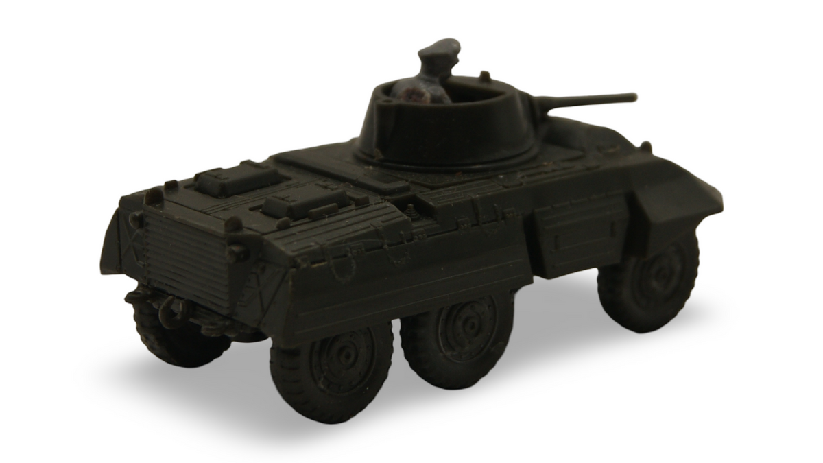 Roco Minitanks 203 M8 Greyhound Panzerspähwagen US Army H0 1:87 mit Figur