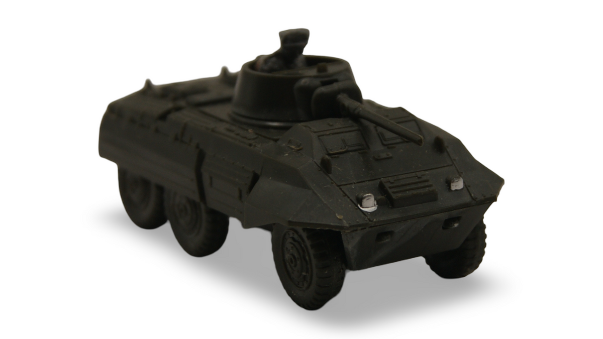 Roco Minitanks 203 M8 Greyhound Panzerspähwagen US Army H0 1:87 mit Figur