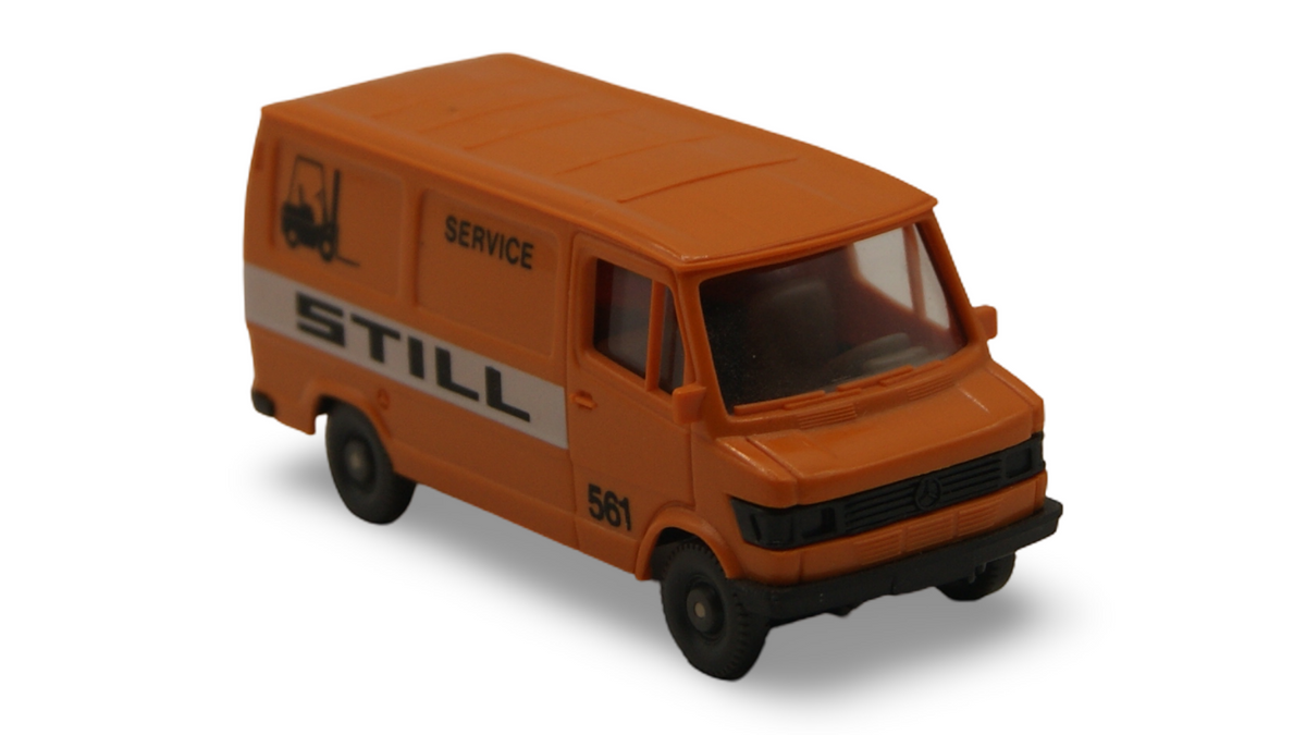 Wiking 8304 Mercedes-Benz 207 D STILL Servicewagen Orange H0 1:87