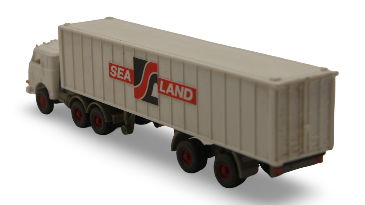 Wiking 527 US Container-Sattelzug Sea Land Weiß H0 1:87