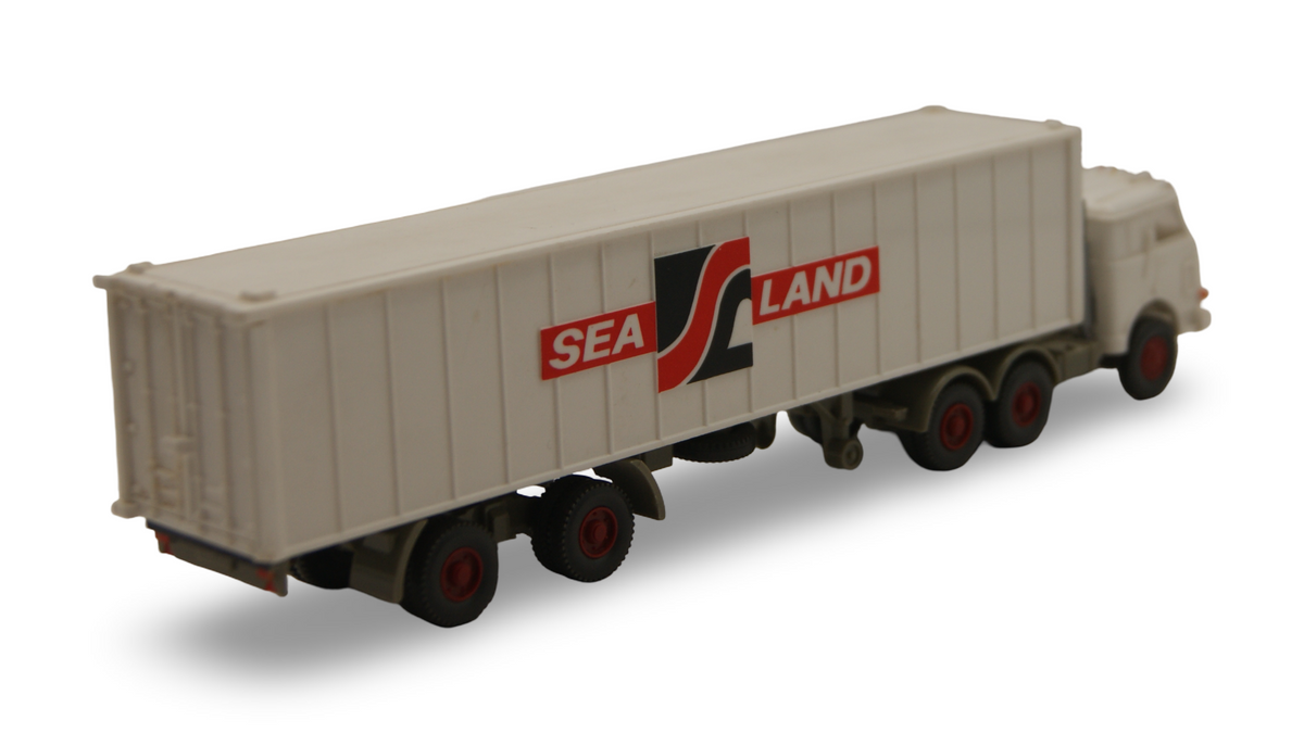 Wiking 527 US Container-Sattelzug Sea Land Weiß H0 1:87