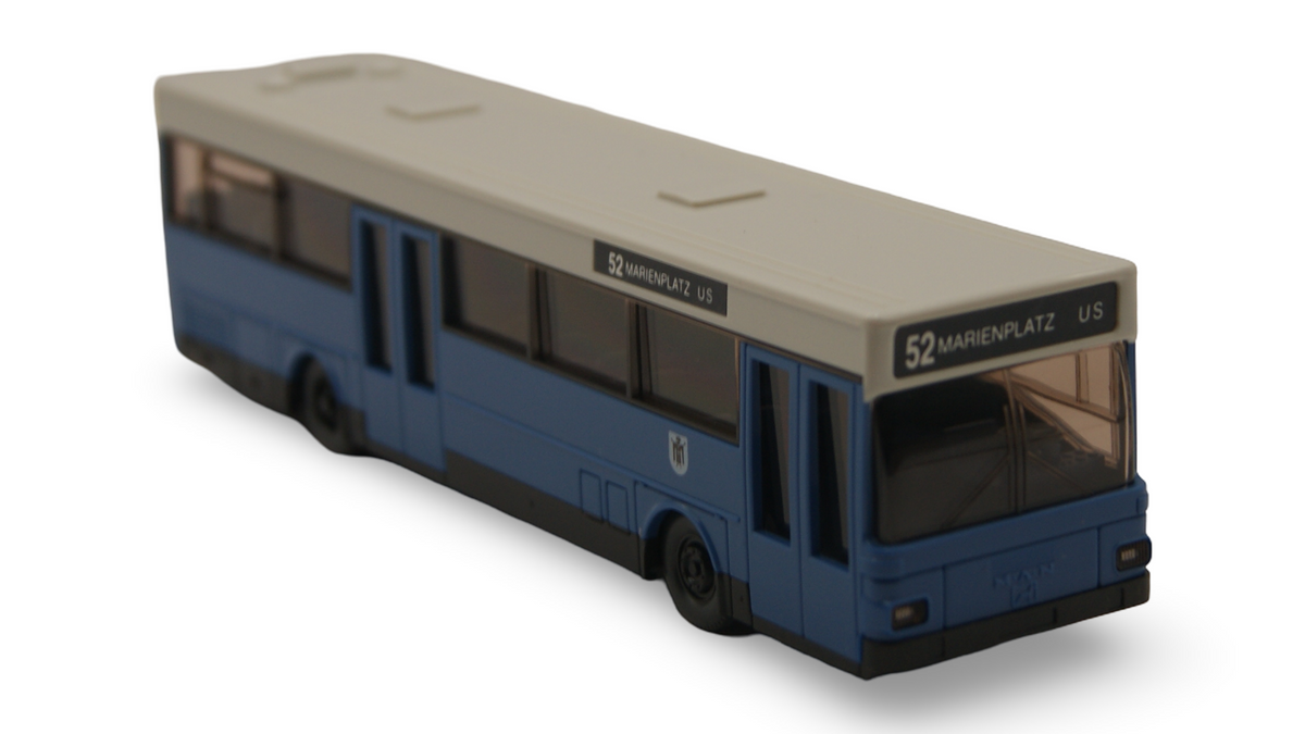Wiking 24703 MAN SL 202 Stadtbus München Linie 52 Marienplatz H0 1:87