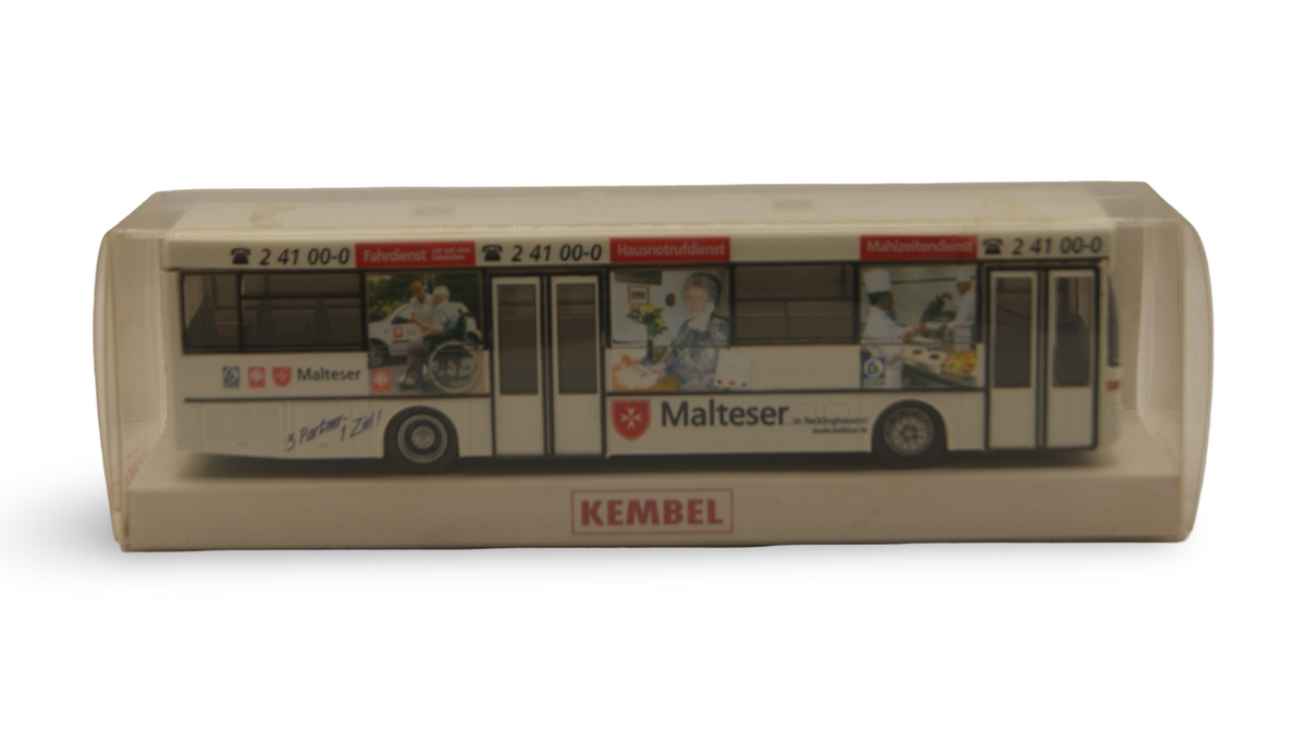 Kembel Mercedes-Benz O 405 Malteser Recklinghausen Bus H0 1:87 OVP