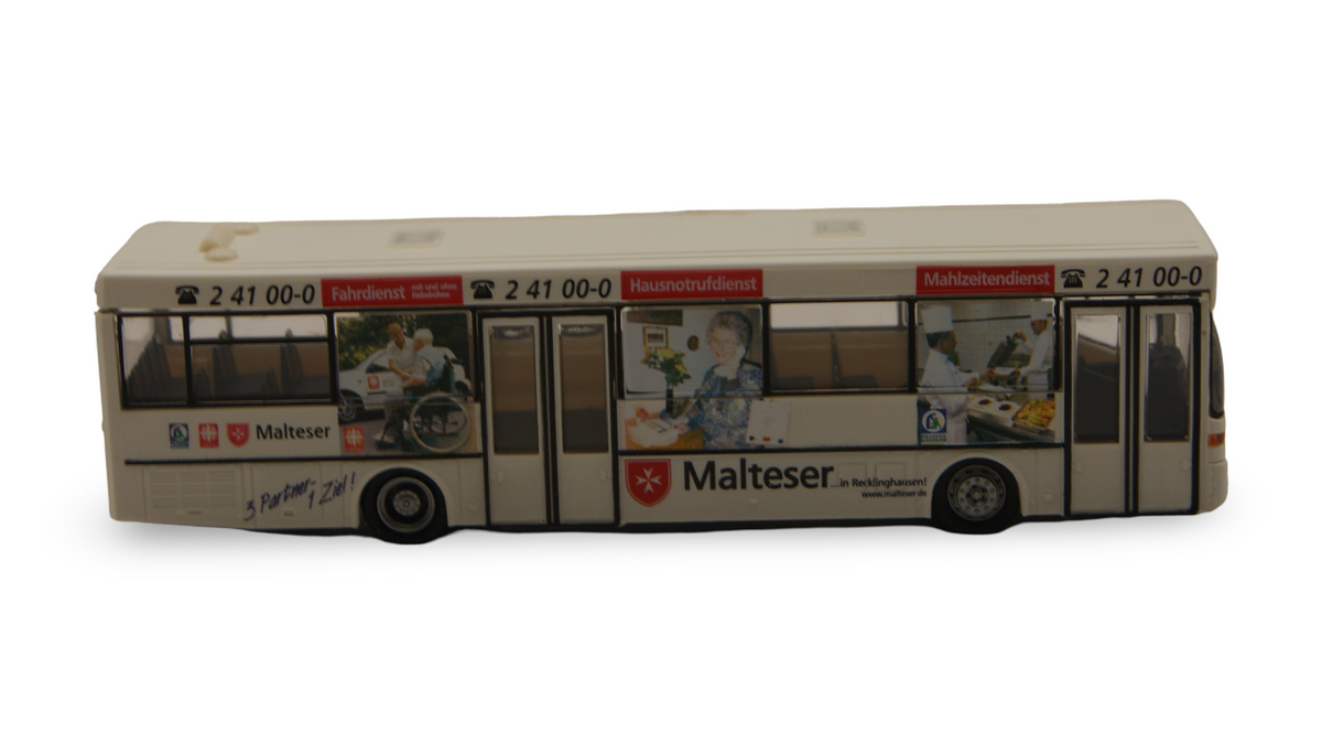 Kembel Mercedes-Benz O 405 Malteser Recklinghausen Bus H0 1:87 OVP