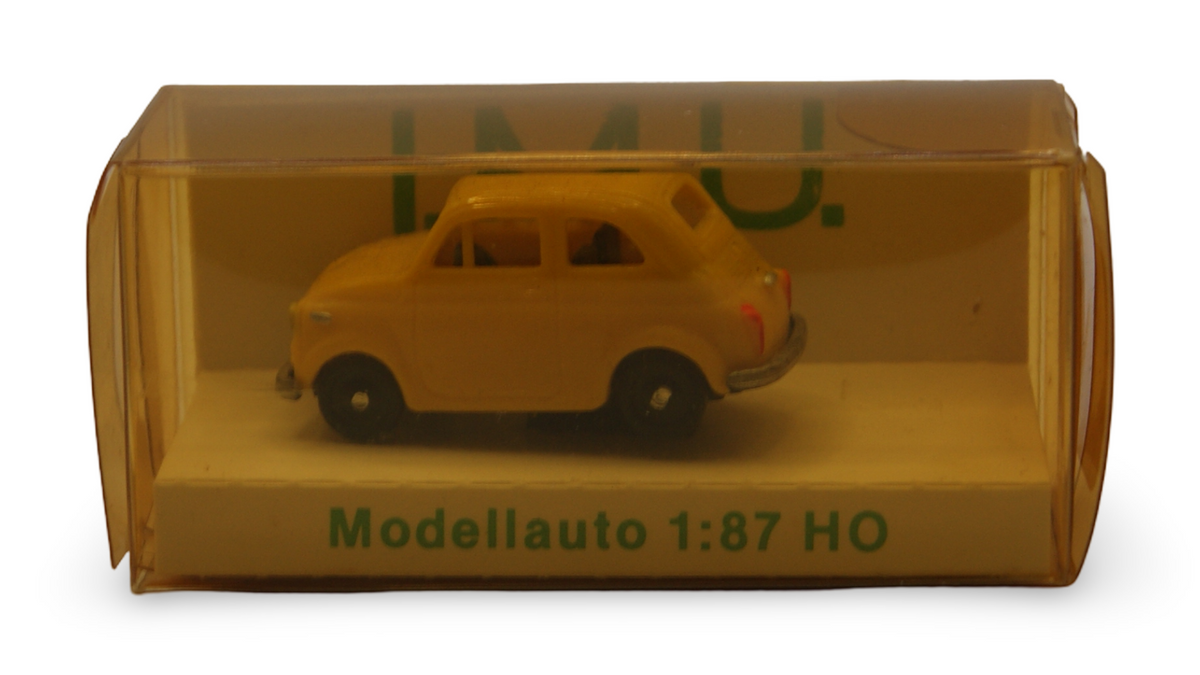 I.M.U. 00501 Fiat 500 N gelb H0 1:87 OVP