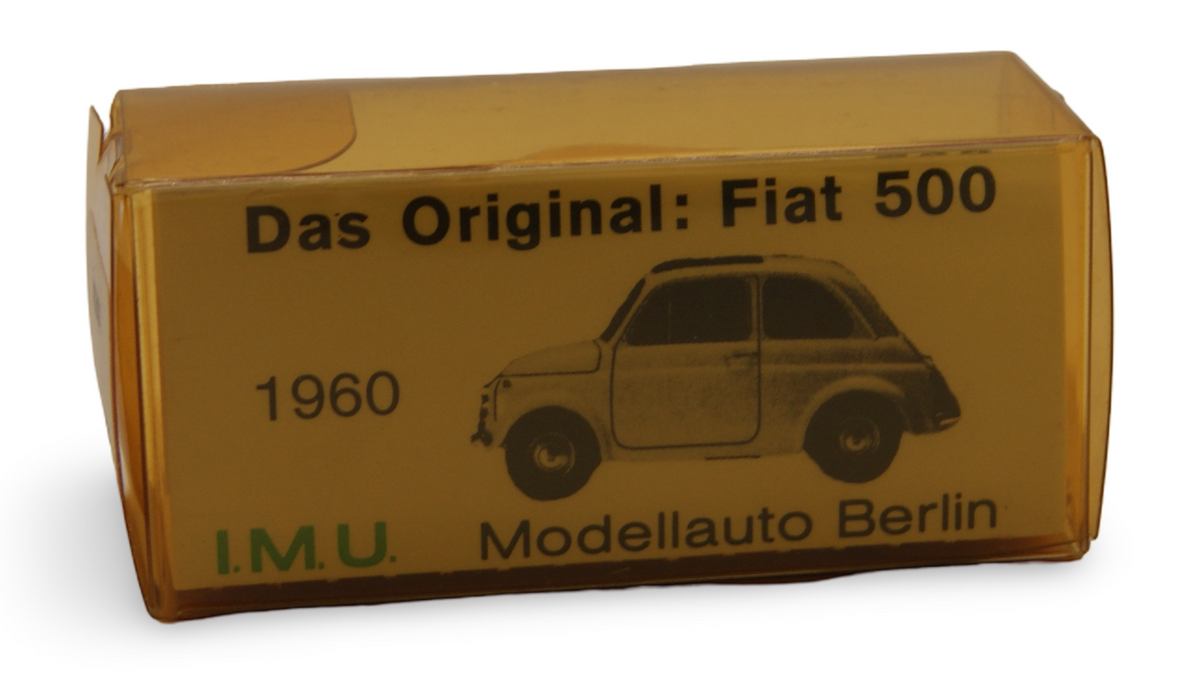 I.M.U. 00501 Fiat 500 N gelb H0 1:87 OVP