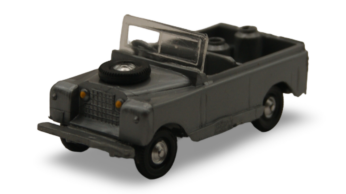Land Rover 88 Series II Geländewagen offen grau 1:87 H0 Hersteller unbekannt
