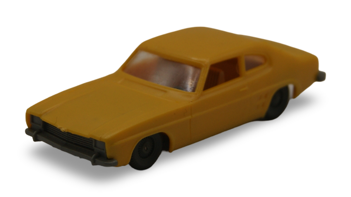 Lima Italy Ford Capri I Coupé gelb 1:87 H0 Vintage Modellauto
