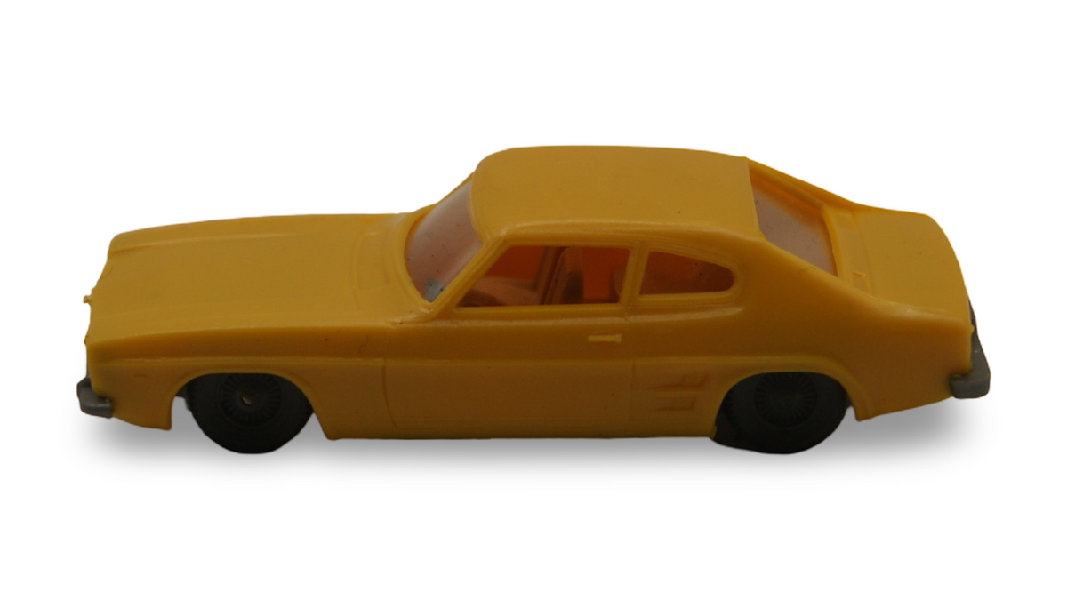 Lima Italy Ford Capri I Coupé gelb 1:87 H0 Vintage Modellauto