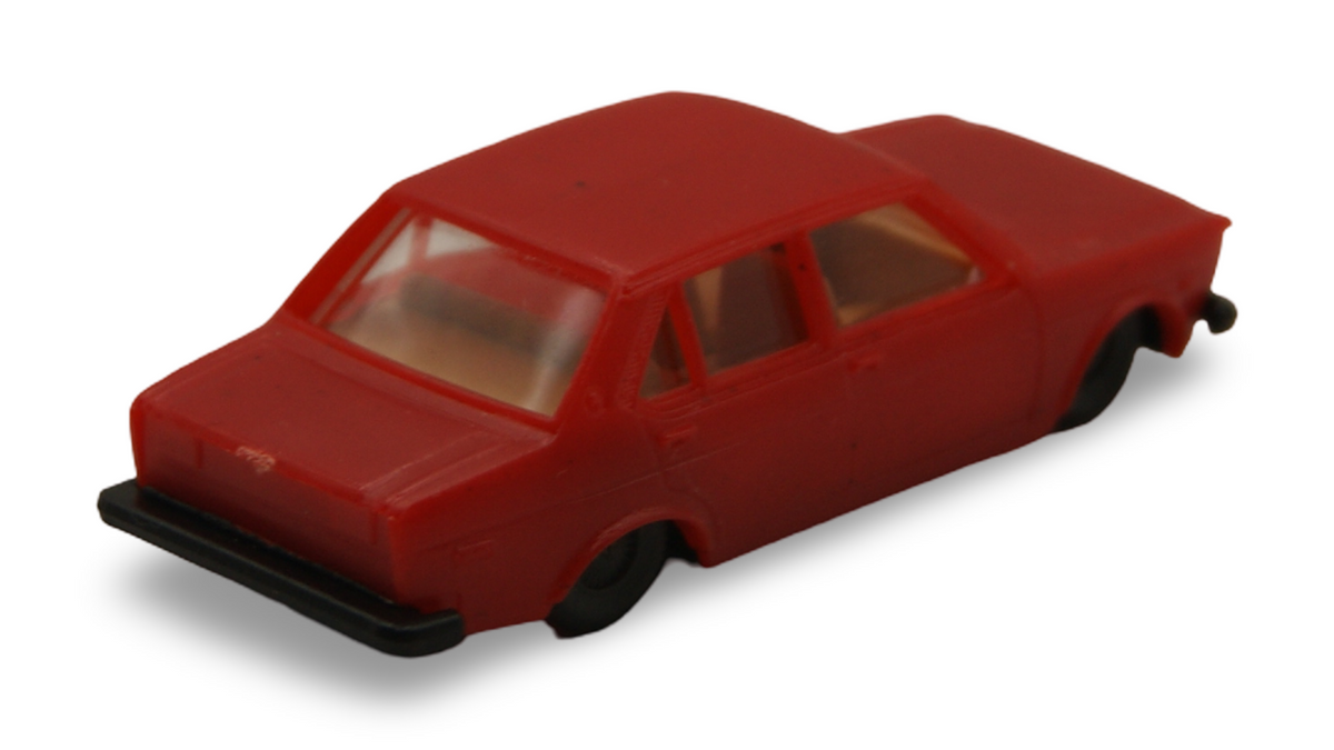 Lima Italy Fiat 131 Mirafiori Limousine rot 1:87 H0 Vintage Modellauto