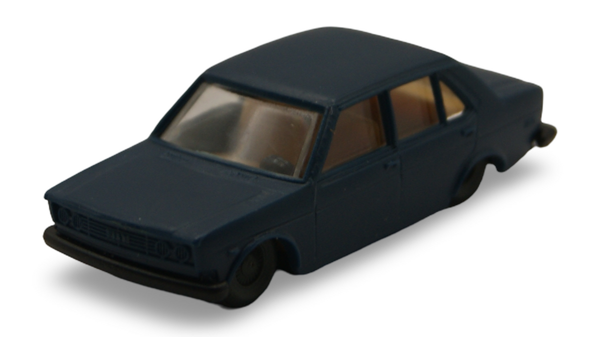 Lima Italy Fiat 132 Limousine dunkelblau 1:87 H0 Vintage Modellauto