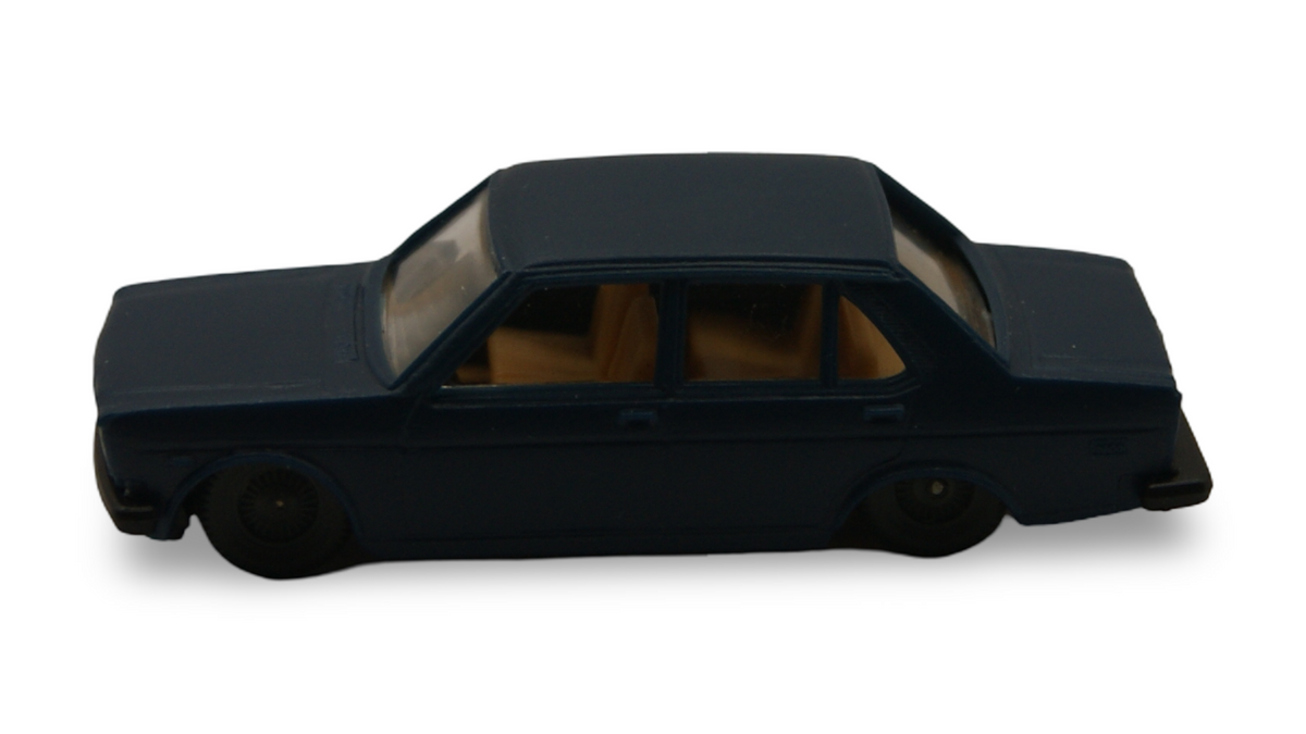 Lima Italy Fiat 132 Limousine dunkelblau 1:87 H0 Vintage Modellauto