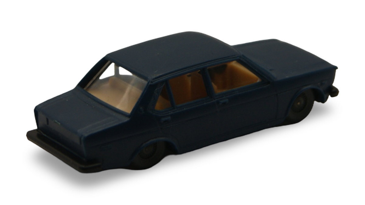 Lima Italy Fiat 132 Limousine dunkelblau 1:87 H0 Vintage Modellauto