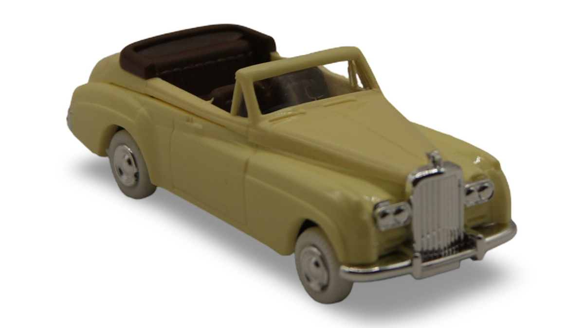 Praliné Bentley S2 Cabriolet creme 1:87 H0 Vintage Modellauto