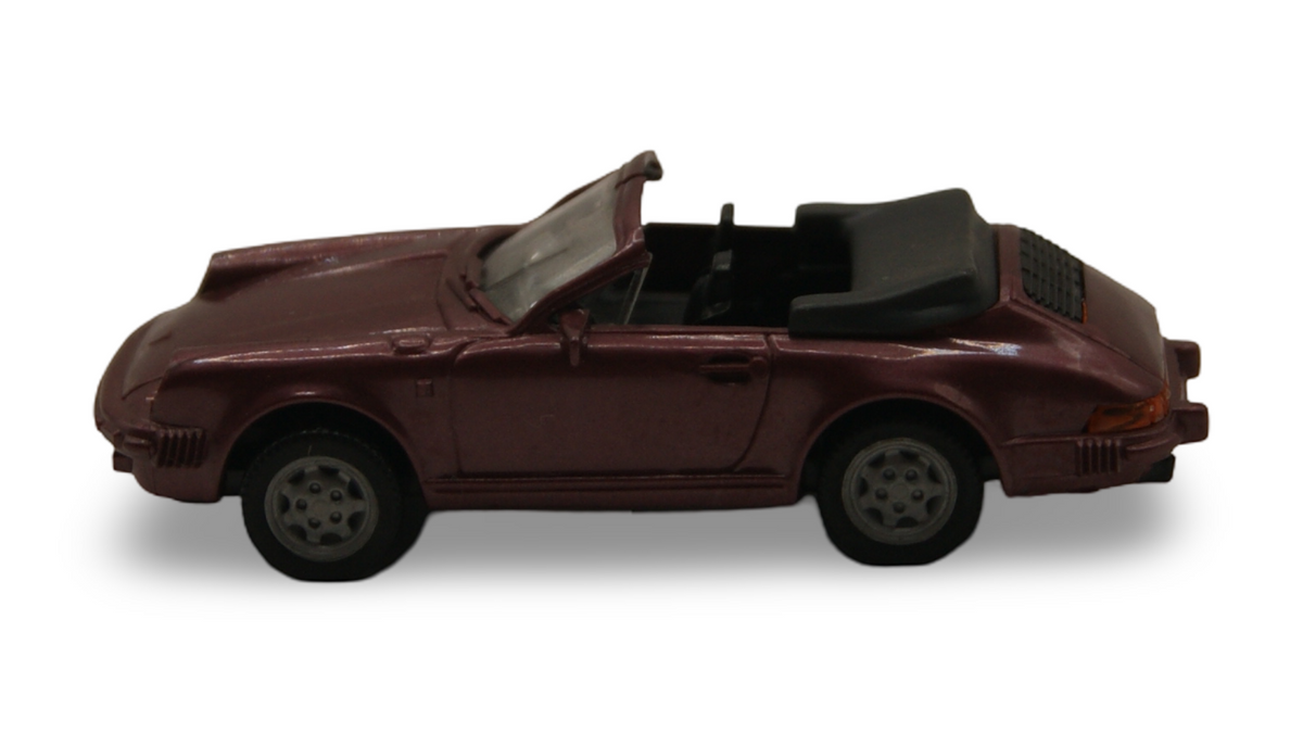 Wiking Porsche 911 SC Cabriolet bordeauxrot 1:87 H0 Vintage Modellauto