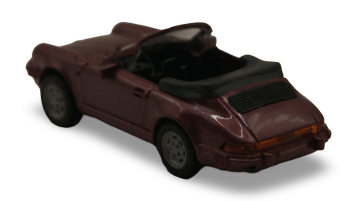 Wiking Porsche 911 SC Cabriolet bordeauxrot 1:87 H0 Vintage Modellauto