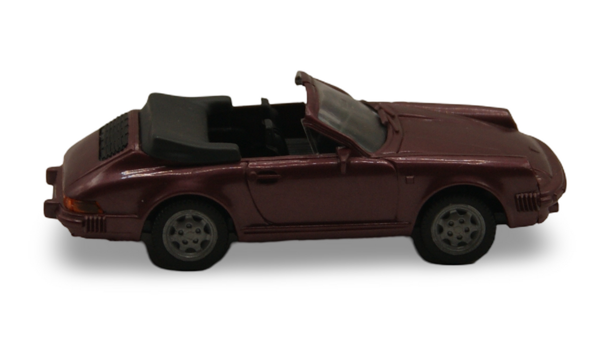 Wiking Porsche 911 SC Cabriolet bordeauxrot 1:87 H0 Vintage Modellauto