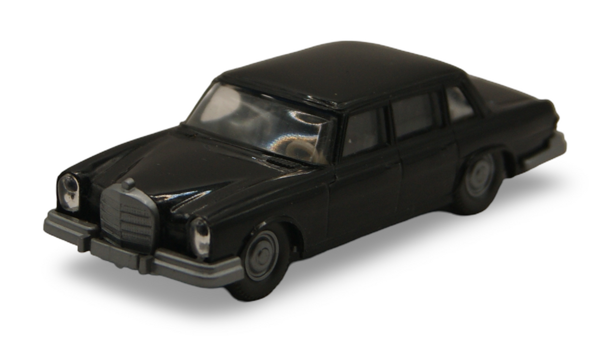 Wiking Mercedes-Benz 600 W100 Limousine schwarz 1:90 H0 Vintage Modellauto