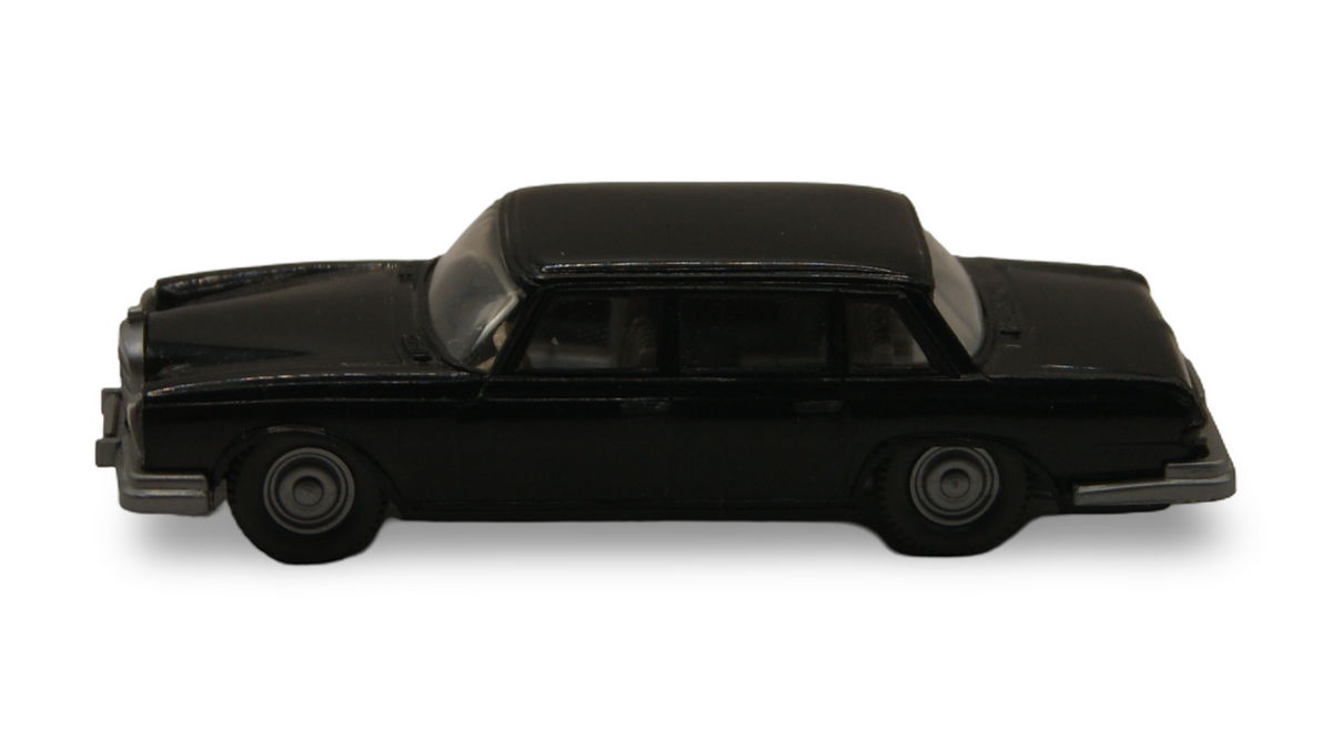 Wiking Mercedes-Benz 600 W100 Limousine schwarz 1:90 H0 Vintage Modellauto