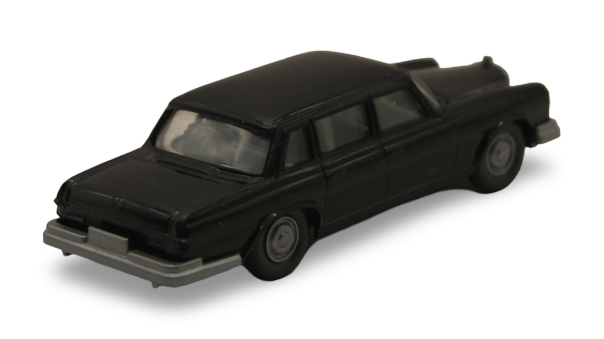 Wiking Mercedes-Benz 600 W100 Limousine schwarz 1:90 H0 Vintage Modellauto