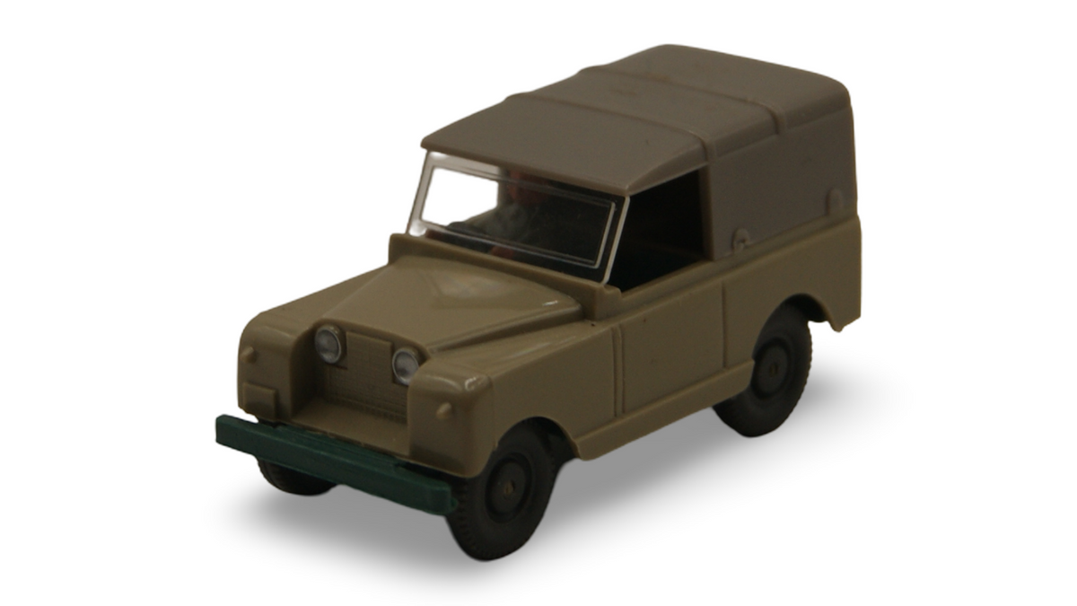 Wiking Land Rover 88 Series II Hardtop sandfarben 1:87 H0 Vintage Modellauto