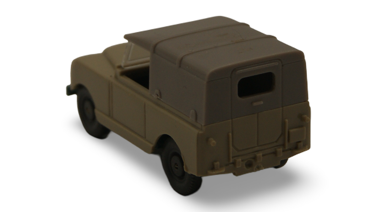 Wiking Land Rover 88 Series II Hardtop sandfarben 1:87 H0 Vintage Modellauto