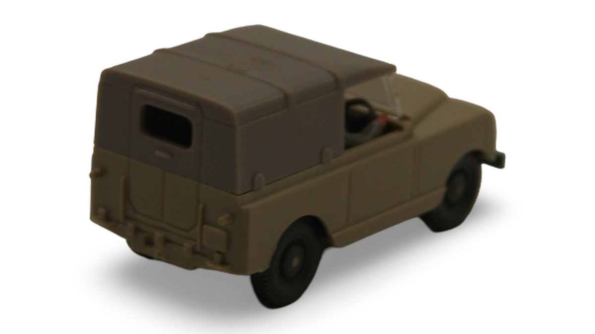 Wiking Land Rover 88 Series II Hardtop sandfarben 1:87 H0 Vintage Modellauto