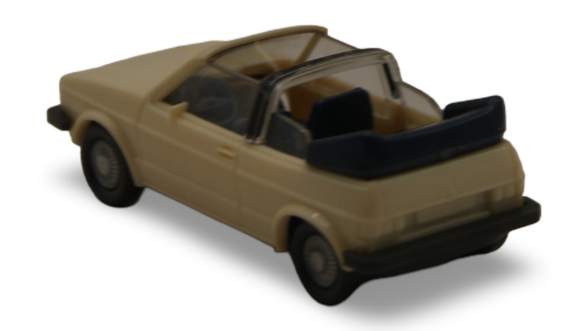 Wiking VW Golf I Cabriolet hellbeige 1:87 H0 Vintage Modellauto