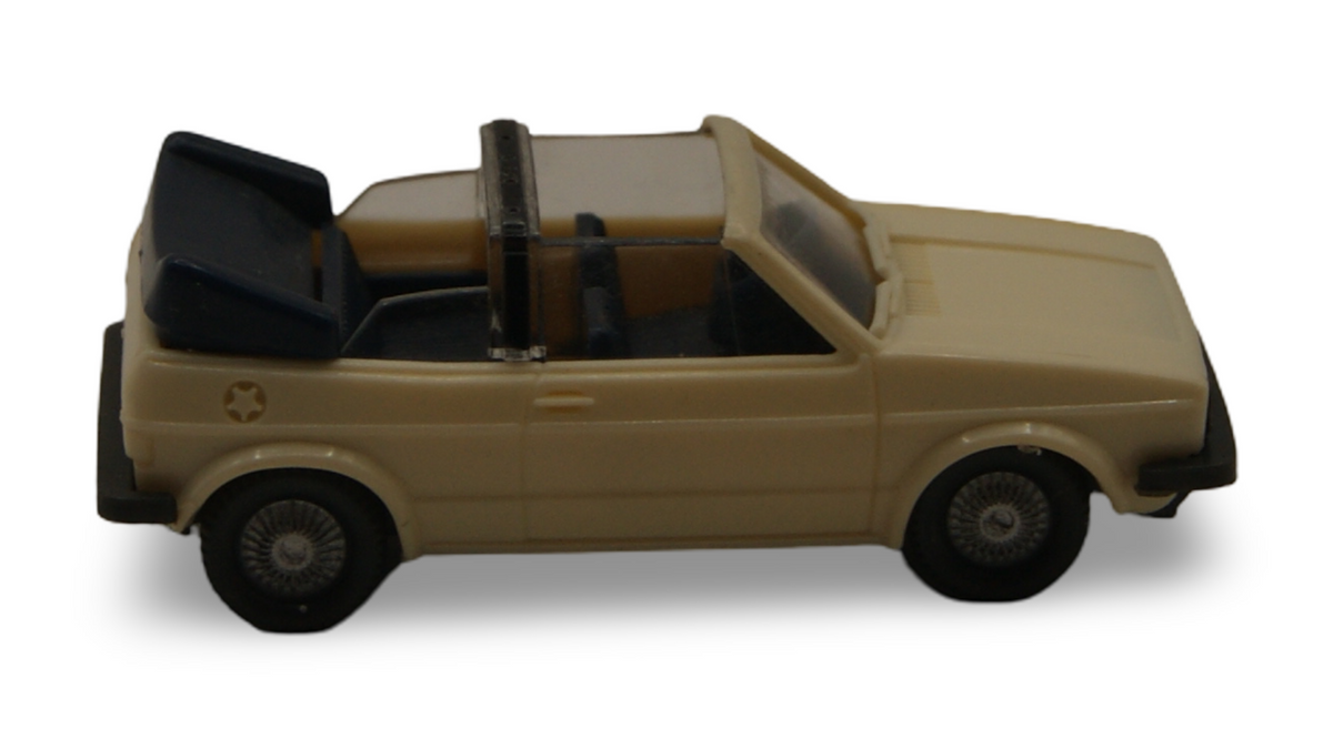 Wiking VW Golf I Cabriolet hellbeige 1:87 H0 Vintage Modellauto