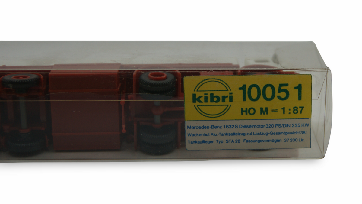 Kibri 10051 Mercedes-Benz 1632 S BASF Tanksattelzug H0 1:87 OVP