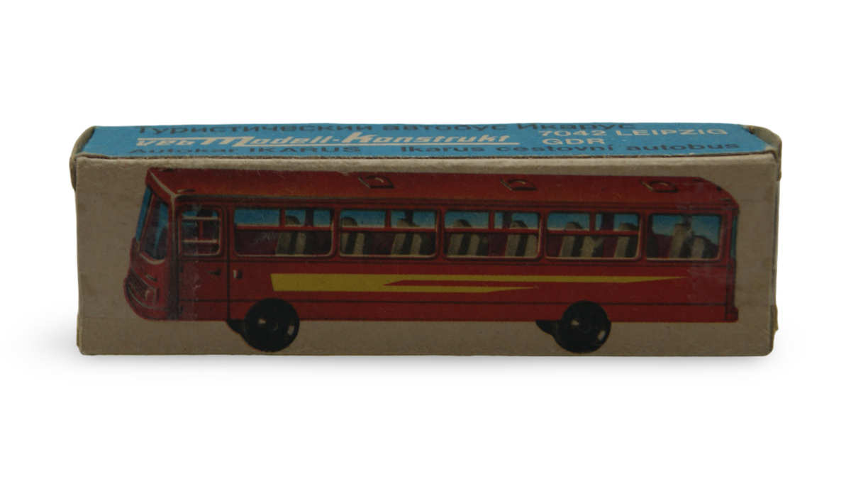 VEB Modell-Konstrukt Leipzig Ikarus 250 Reisebus rot TT 1:120 OVP DDR